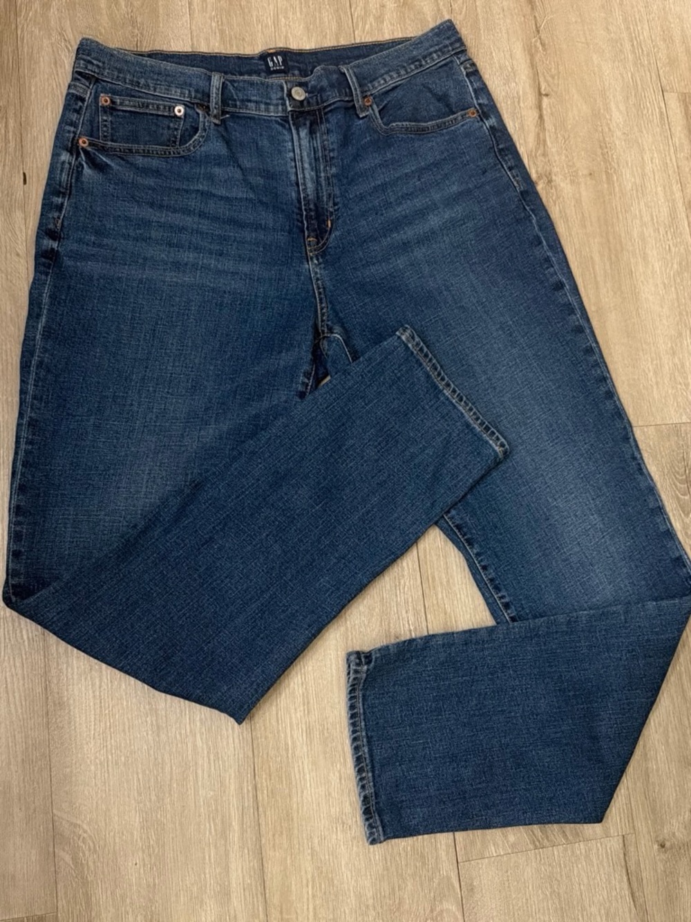 GAP Indigo Blue Straight Leg Jeans